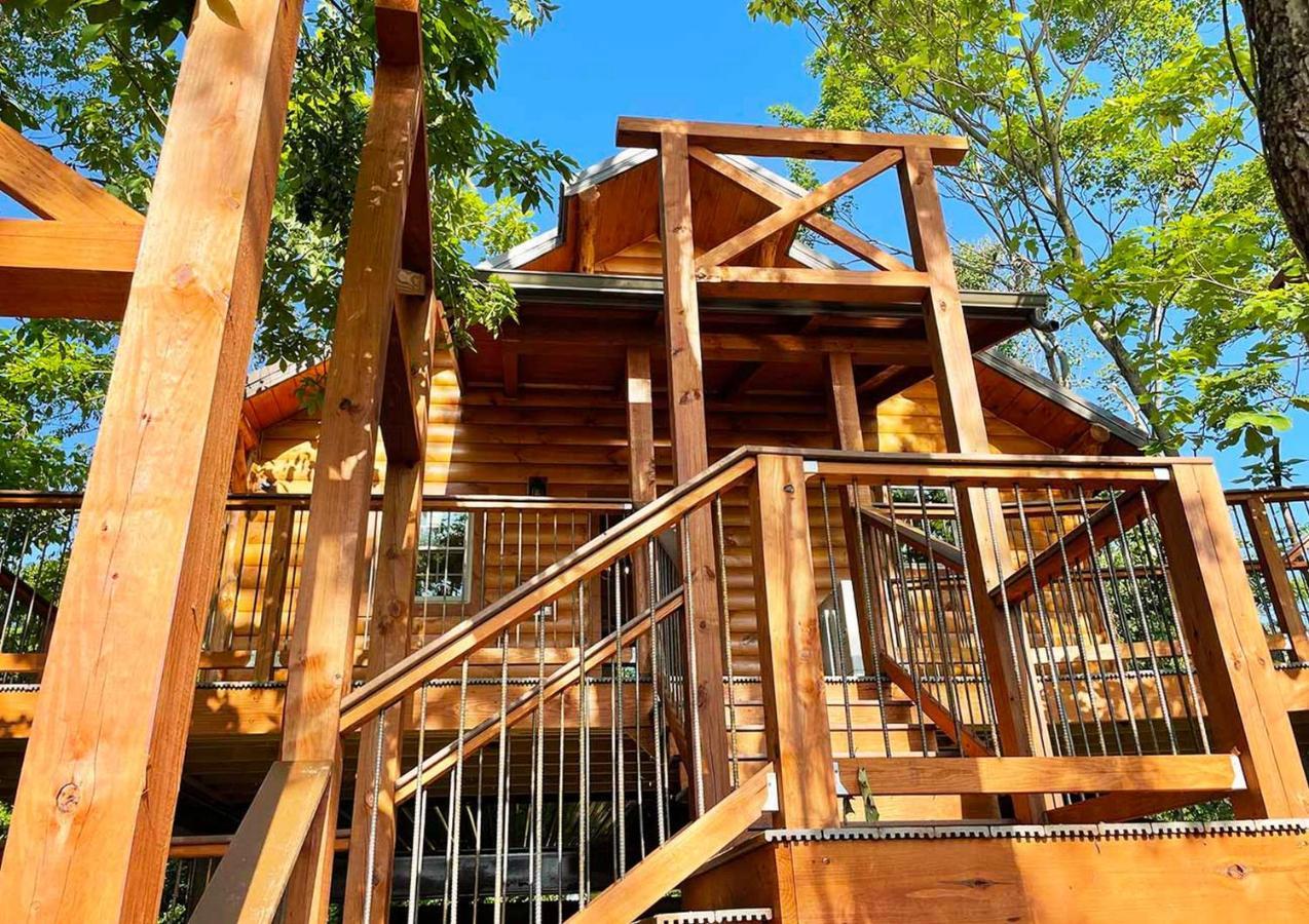 Cricket Hill Treehouse By Amish Country Lodging มิลเลอร์สเบิร์ก ภายนอก รูปภาพ